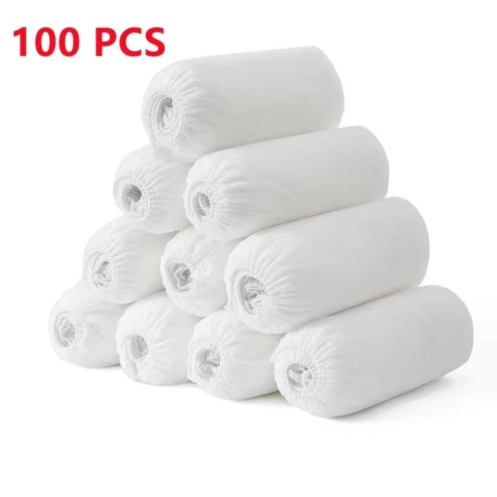 Wear Resistant Disposable Shoe Covers Non-woven Fabric Waterproof Overshoes Dustproof Home Office Workplace Reusable