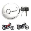 Motorrad Benzindeckel Motorrad Modifikationszubehör Ersatz Wasserdichte Kraftstofftankabdeckung mit Schlüsseln für GN125 GN125H
