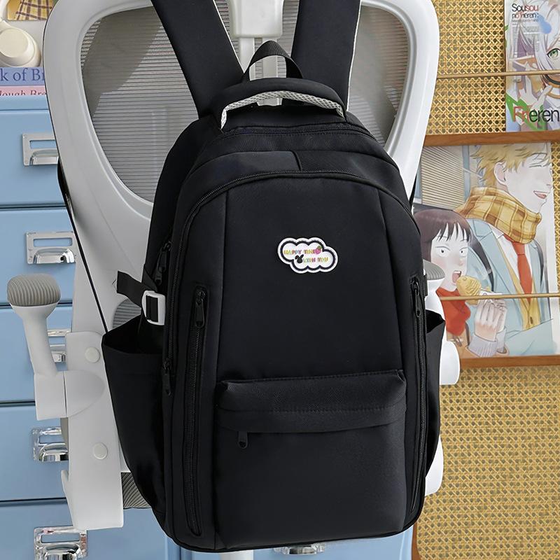 Schoolbag1011 new small fresh contrasting color schoolbag light casual outdoor backpack high school students large capacity backpack