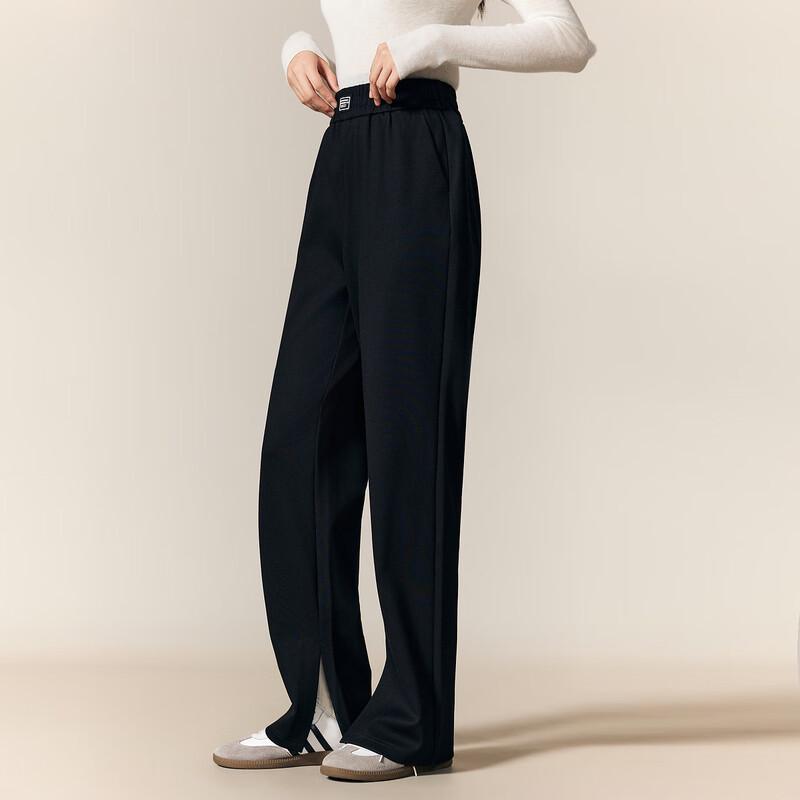 Gejin Women's Slit Straight Leg Casual Pants