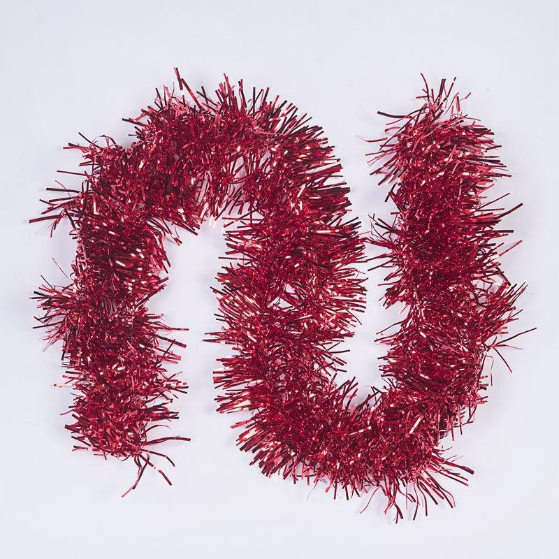 Shiny Tinsel Garland Streamer Ribbon for Birthday, Christmas, Wedding, and Party Decorations.