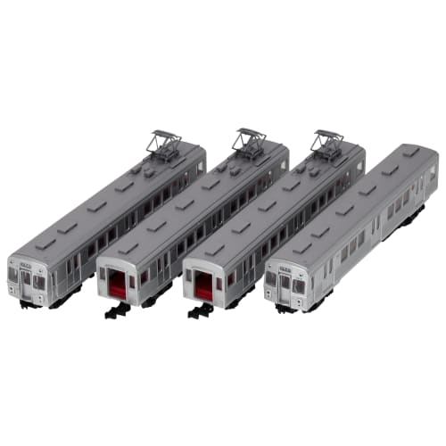 Tomytec Railway Collection, Tokyu Corporation 7200 Series Toyoko Line Non-Air-Conditioned Cars, 4-Car Set, Diorama Supplies, 334330