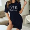 Milk Silk Nightgown Women Nightdress Short Sleeve Cartoon Nightgowns Sweet Casual Sleepwear Pijamas Sleepdress