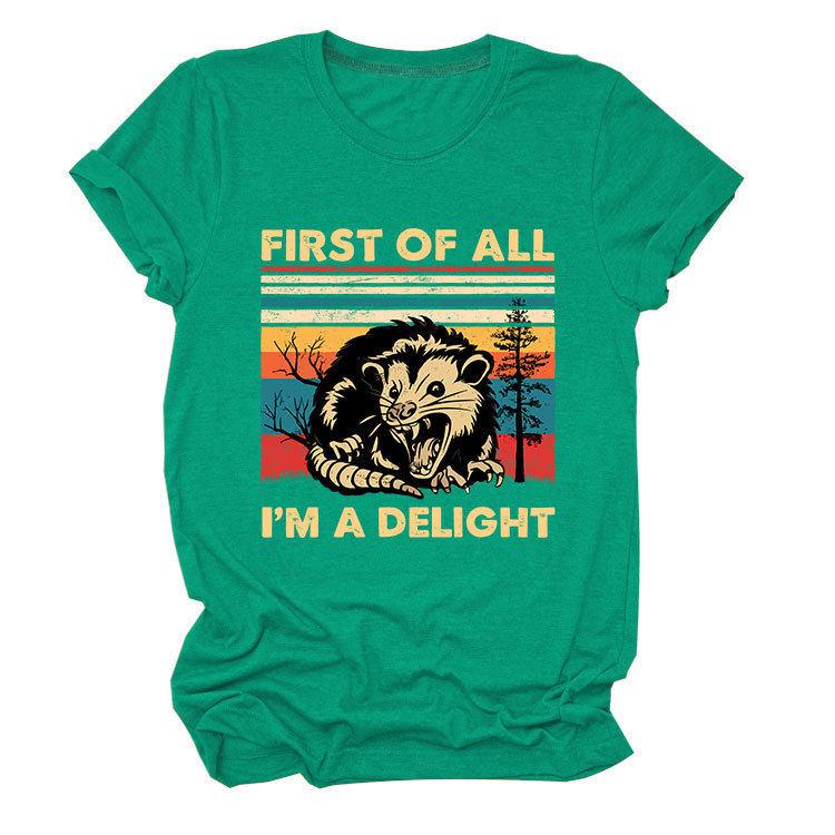 Unisex Summer Delight Round Neck T-Shirt