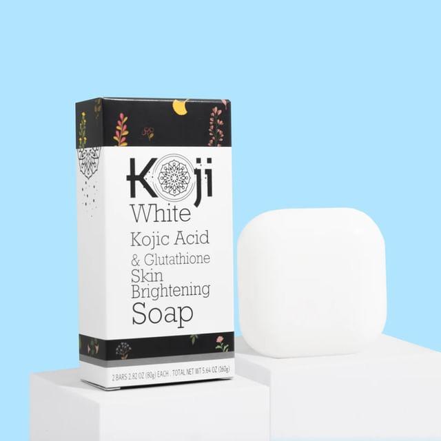 Koji White - Kojic Acid & Glutathione Skin Brightening Soap 80g x 2