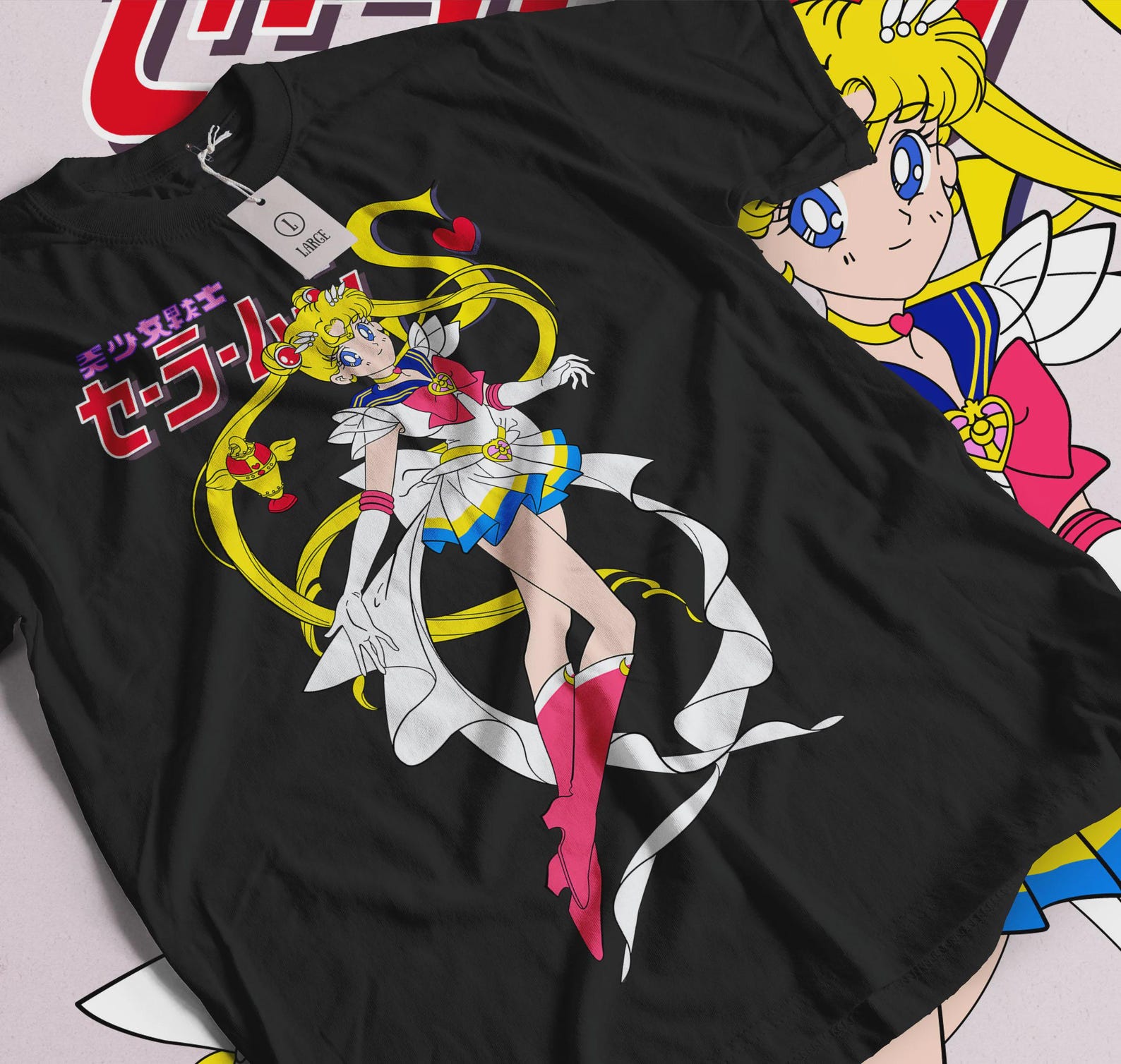 Unisex Waifu Material Anime T-Shirt, Anime Woman Shirt XL