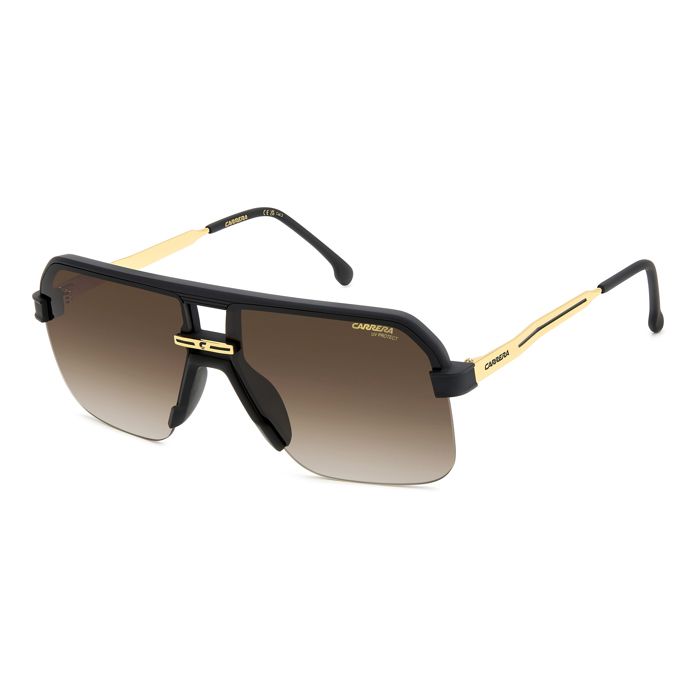 Lunettes de Soleil Carrera CARRERA 1066/S 63/12/145 MATTE BLACK/BLACK BROWN GREEN ANTIREFLEX polyamide homme CARRERA 1066/S