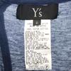 Y's Made In Japan Short Sleeve Asymmetry T-shirt 2 Navy System Men's Used