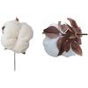 Artificial Cotton Stems for For WABI Sabi Style For Home Decor Lightweight Plastic Linen Restaurant Photography Prop