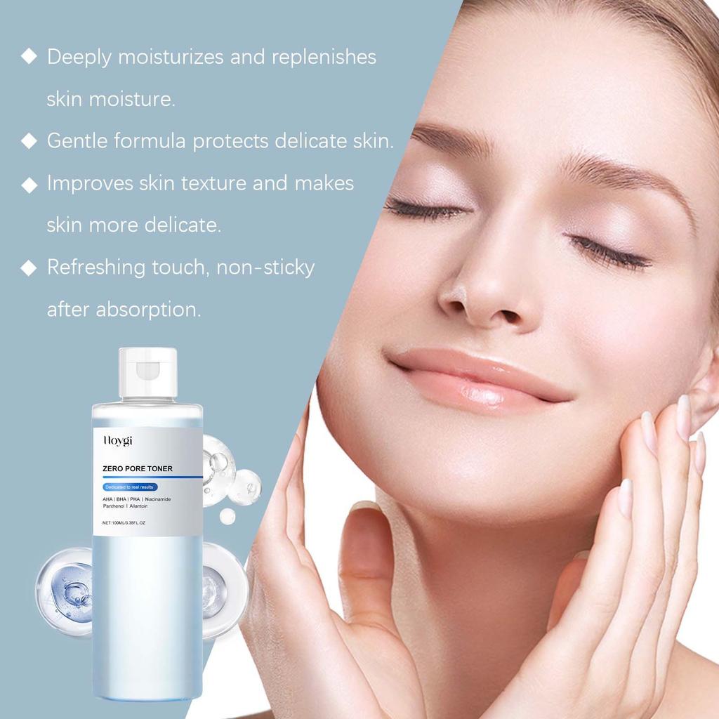 Exfoliating Hydrating Toner Moisturizing Smoothing Brighten Skin Pore Refining Improve Dry Skin Zero Pore Toner Soothing Formula
