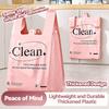 50Pcs Pull-Tear Printed Trash Bags Thickened Vest Bags New Garbage Bags  Kitchen