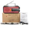 Solar Hand Crank Emergency Radio 2000/5000mAh, LED Lamp, SOS Alarm, Waterproof Power Bank for Outdoor Use