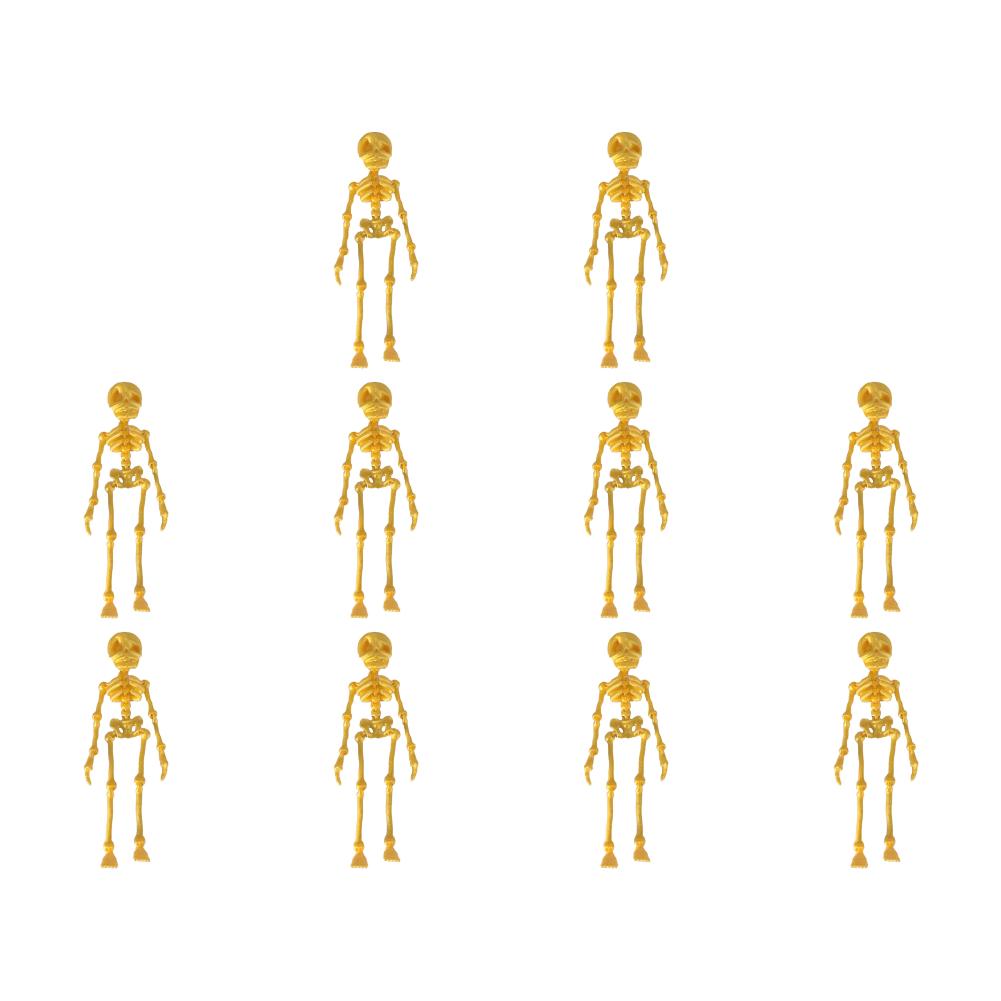 5/10PCS Mini Magnetic Skeleton Fridge Magnets with Movable Joints Skull Fridge Magnets for Refrigerator Locker Whiteboard Office