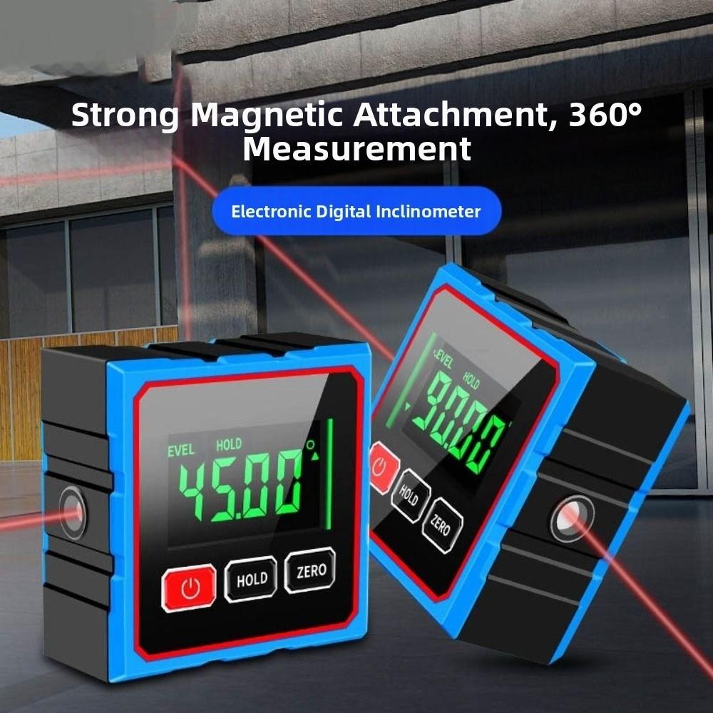 Gradient Measuring Level Protractor Inclinometer Electronic Tilt Angle Box  Electronic Level Laser