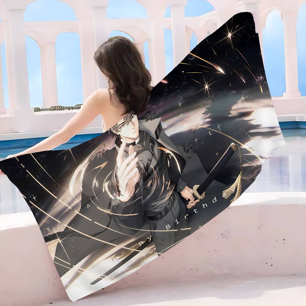 Anime Omniscient R-Reader V-Viewpoint Microfiber Blanket Quick Drying Beach Towels Printing Super Absorbent Pool Towel Blanket