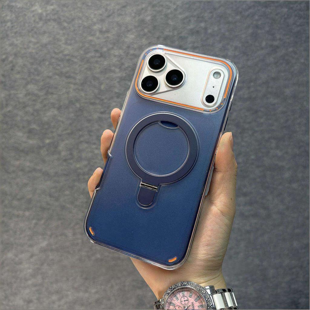 Luxurious and colorful stand For magnetic phone case For For Iphone 17 Pro Max 16 1 14 13 12 11 TPU+PC back cover