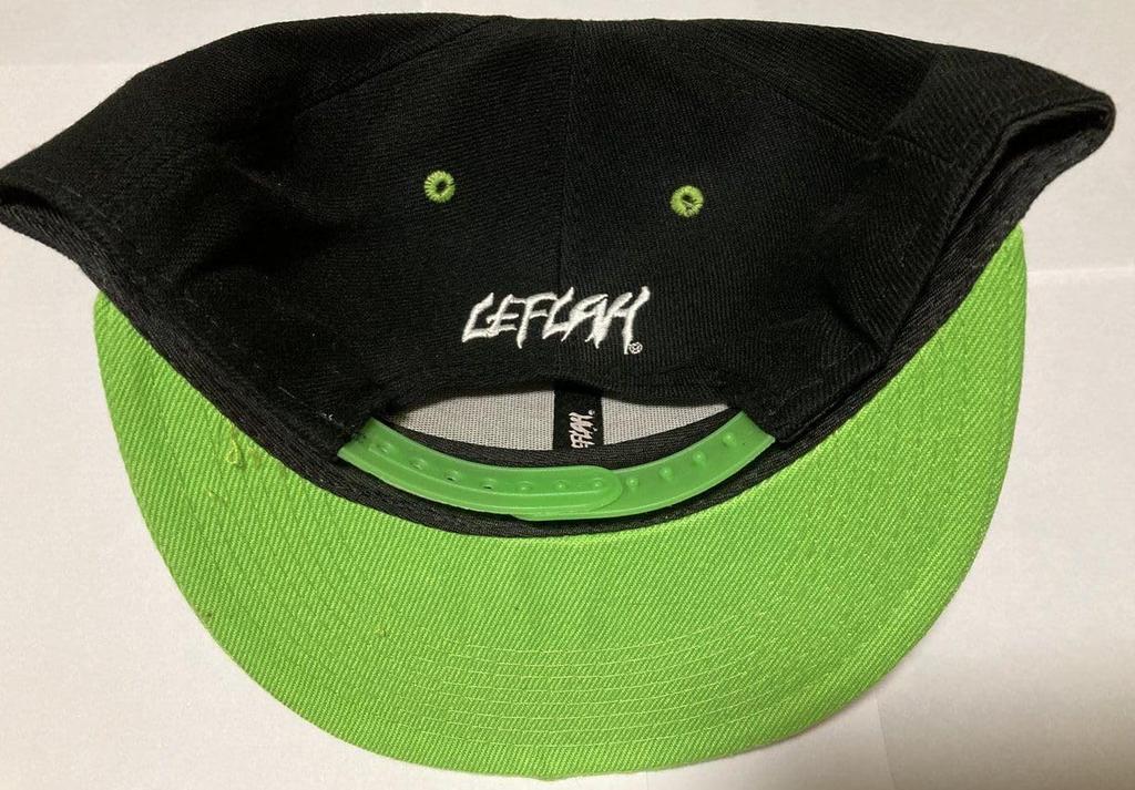 WANIMA X LEFLAH Official Limited Edition Collaboration Cap (Black Green X Red)