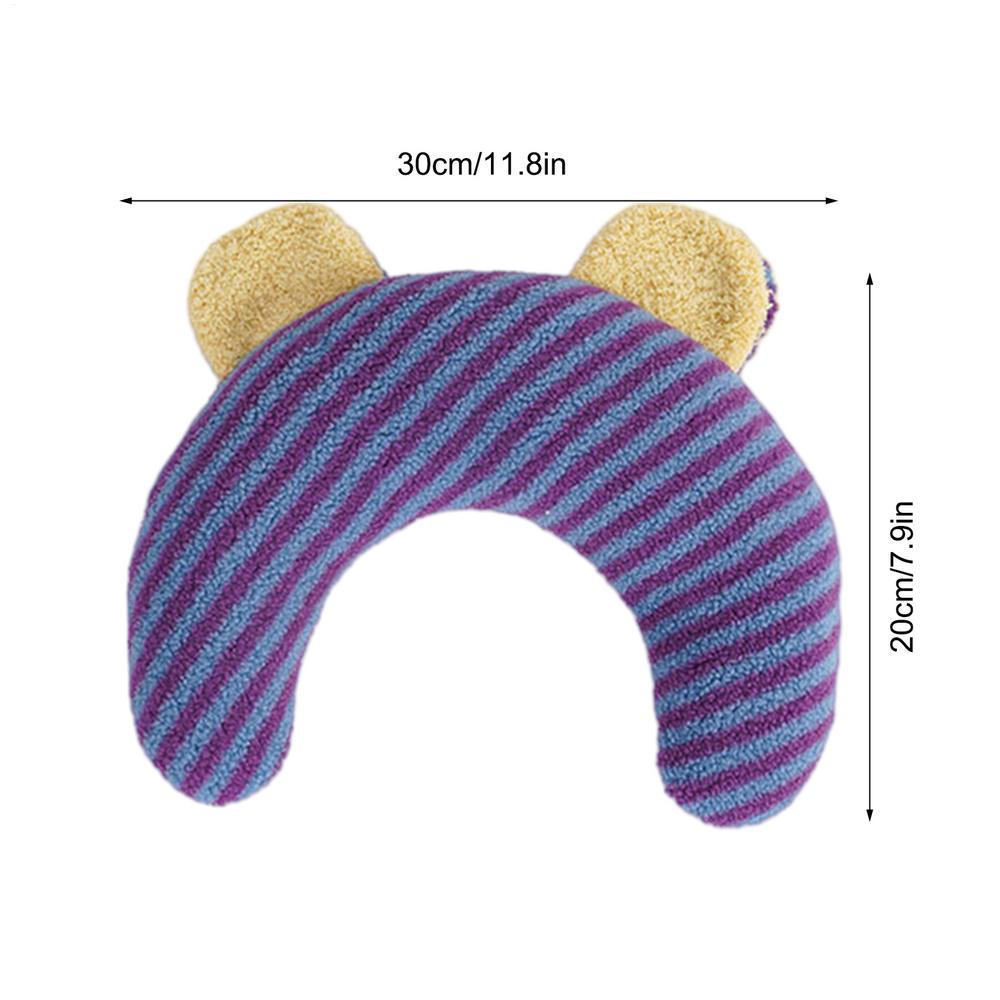 

Dog Pillows Pet Soothing Comfort Cushion Dog Neck Pillow For Small Medium Large Breed Kitten Sleeping Home Travel Sofa Road Trip фиолетовый