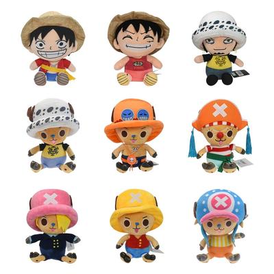 Monkey·D·Luffy Trafalgar D Water Law Tony Tony Chopper Luffy Plyšová hračka, Plyšové panenky Plněná figurka pro děti Dárek