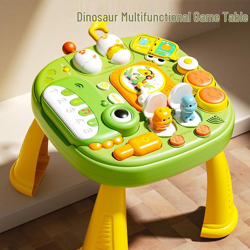 Multifunctional Educational Kids' Game Table with Sound, Lights & Music - Enhances Early Learning & Cognitive Development, Perfect Brain-Teasing Gift