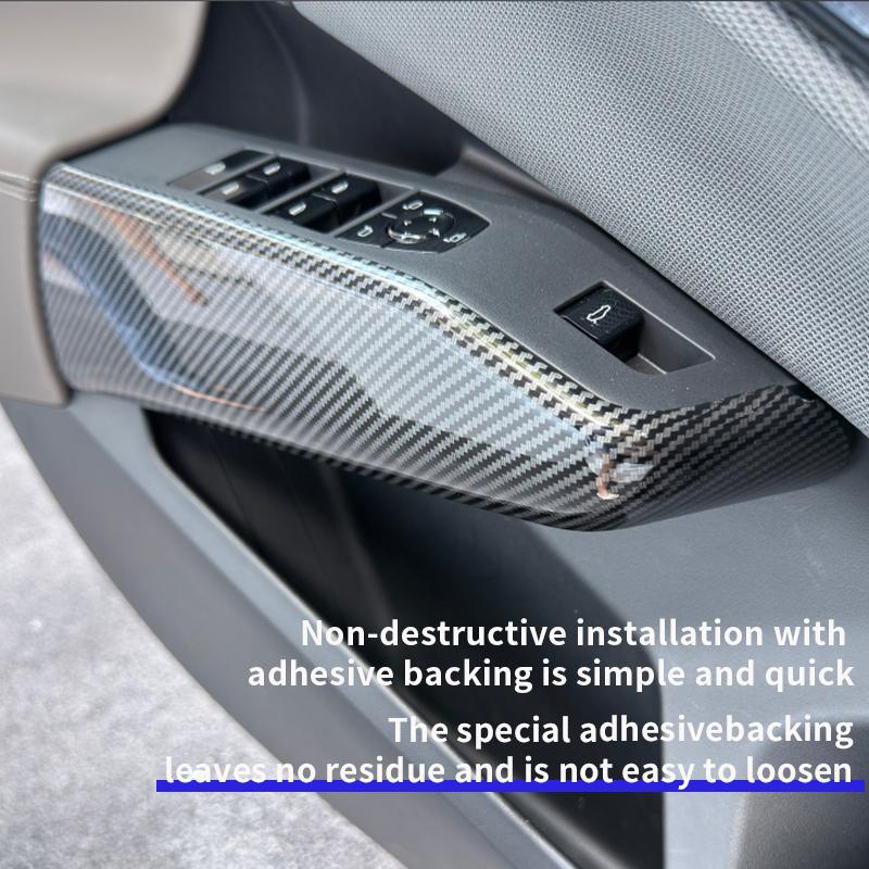 Auto ABS Kohlefaser Auto Zieraufkleber an der Seite der Fensterheberblende Für BMW X3 G45 2025 Innenausstattung