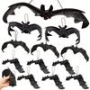 Halloween Hanging Bat Ornaments Realistic Simulation Holiday Party Decor Halloween, Day of the Dead Decorations Hangable Design