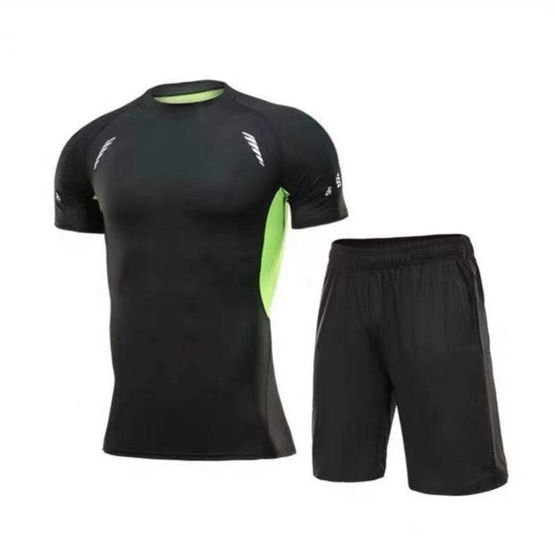 

Мужская одежда для фитнеса, мужские костюмы, быстросохнущая одежда, колготки, тренировочная одежда, одежда для бега, баскетбола, спортивная одежда 4XL