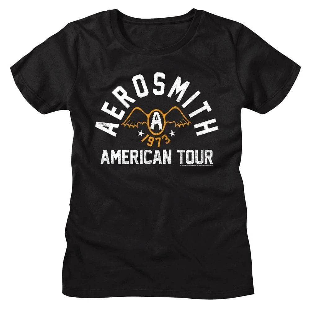 Aerosmith American Tour 1973 Women s T Shirt S