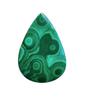 Pendent Size Pear Natural Malachite Cabochon, 56.60 Carat, Healing Gemstone, Loose Stones, Malachite Cabochon, 40x28x4 MM.