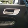 Interior Door Handle Bowl Cover Trim For Honda Fit Jazz -  2024 2025 Carbon Fiber Decoration Frame Car Accessories