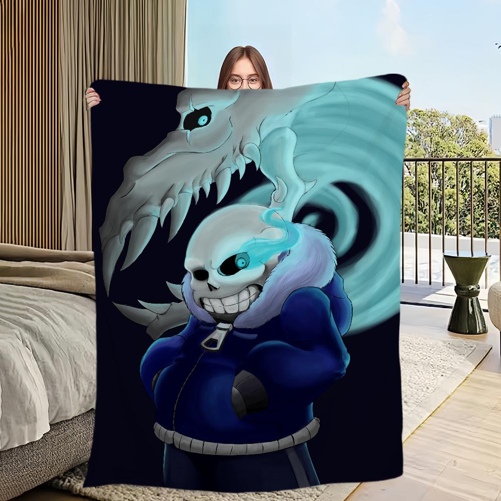

Game Undertale Sans Cute Blanket Soft Comfortable Nap Plush Suitable For Iiving Room Office Bedroom Birthday Home Kid Gift 75x90cm