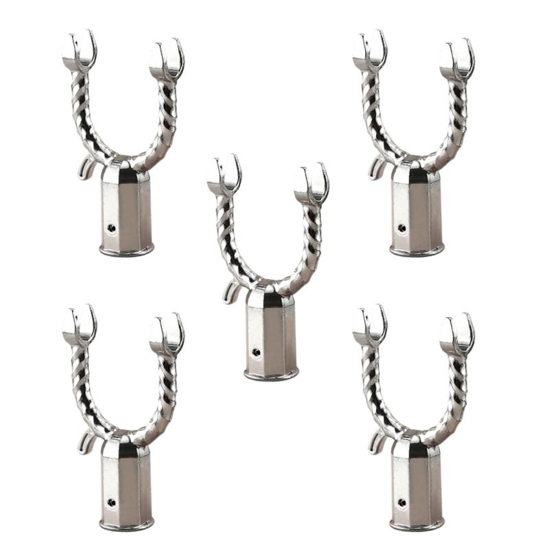 Reinforced Aluminum Alloy Laundry Hook Accessories 19mm Thickened Tube Secure Threaded Connection Home Use