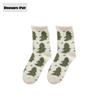 1-20Pairs Winter Warm Padded Socks Thick Mink Plush Cartoon Socks for Girls, Soft Skin-Friendly Home Sleep Socks for Autumn