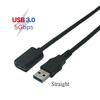 USB-A 90 Degree Up Down Left Right Angled USB 3.0 Male To Female Extension Extender Fast Transmission Charging Cable Cord 0.3M