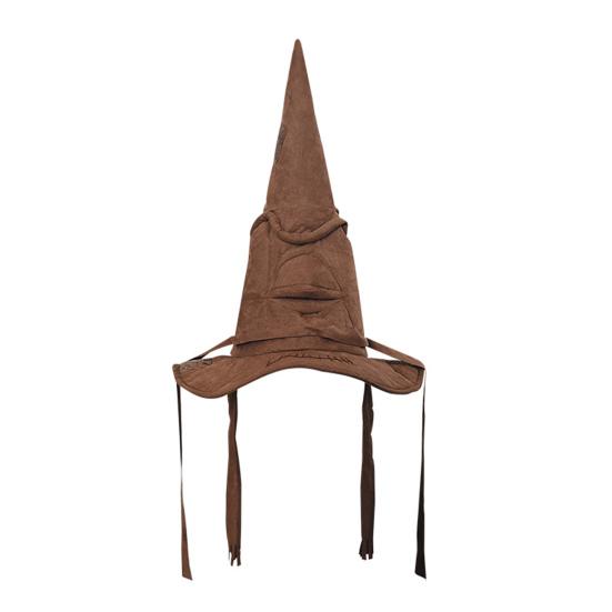 

Женская шляпа ведьмы с драпировкой Хэллоуин Взрослый костюм волшебника для маскарада, карнавала, косплей-вечеринки, аксессуар One Size B