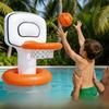 Aufblasbarer schwimmender Basketballkorb Schwimmbad Spielzeug Dickes PVC Wasserspielset für Kinder Erwachsene Sommer Strandparty Outdoor