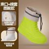 Rain Shoes Women's New Waterproof Fashion Medium Tube Soft Sole Non-slip Rain Boots Bundle Mouth Kitchen Wear Work Rubber Shoes Water Shoes