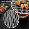 Plasă Grătar Inox 18-30Cm Ustensilă Grătar Plasă Grătar Rotundă Camping Picnic Mâncare Grătar Accesorii Bucătărie