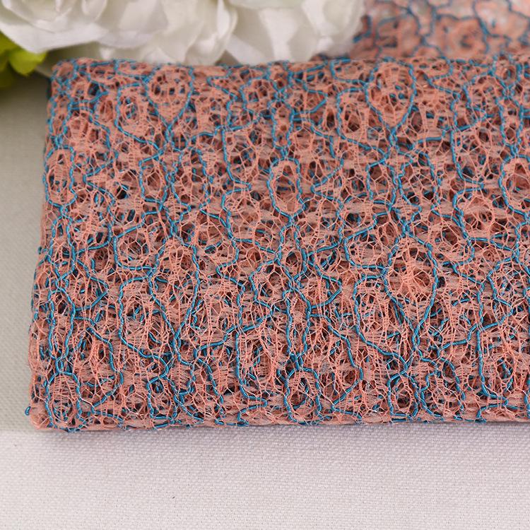 Gold Thread Irregular Weave Large Mesh Coarse Fabric for Toys, Shoes, Hats & Formal Wear