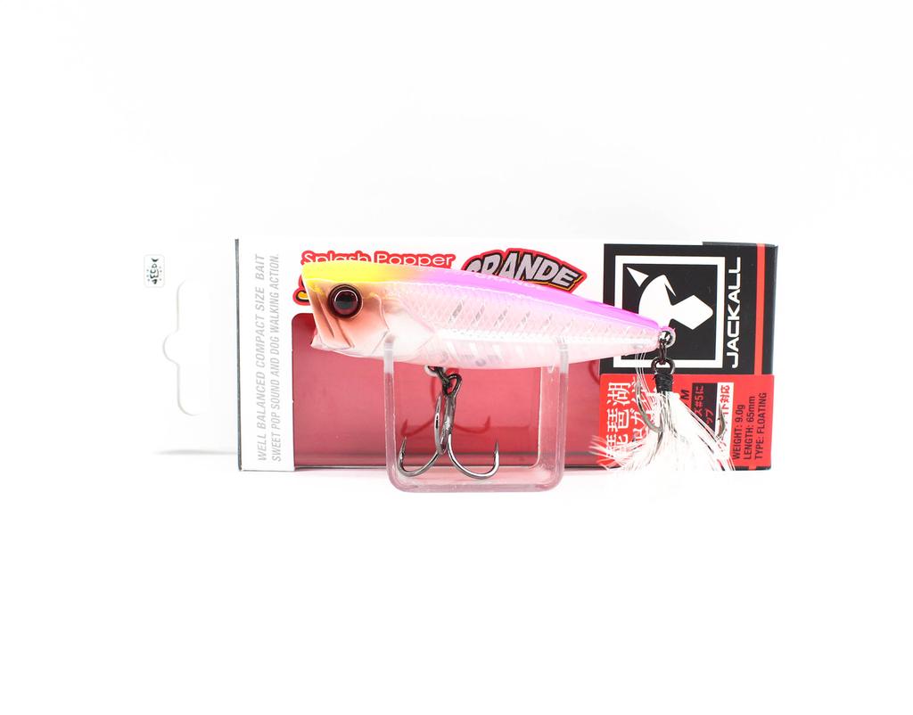 Jackall SK Pop Grande Hiramura 65 mm 9 grammes Leurre Flottant Rose (8108)