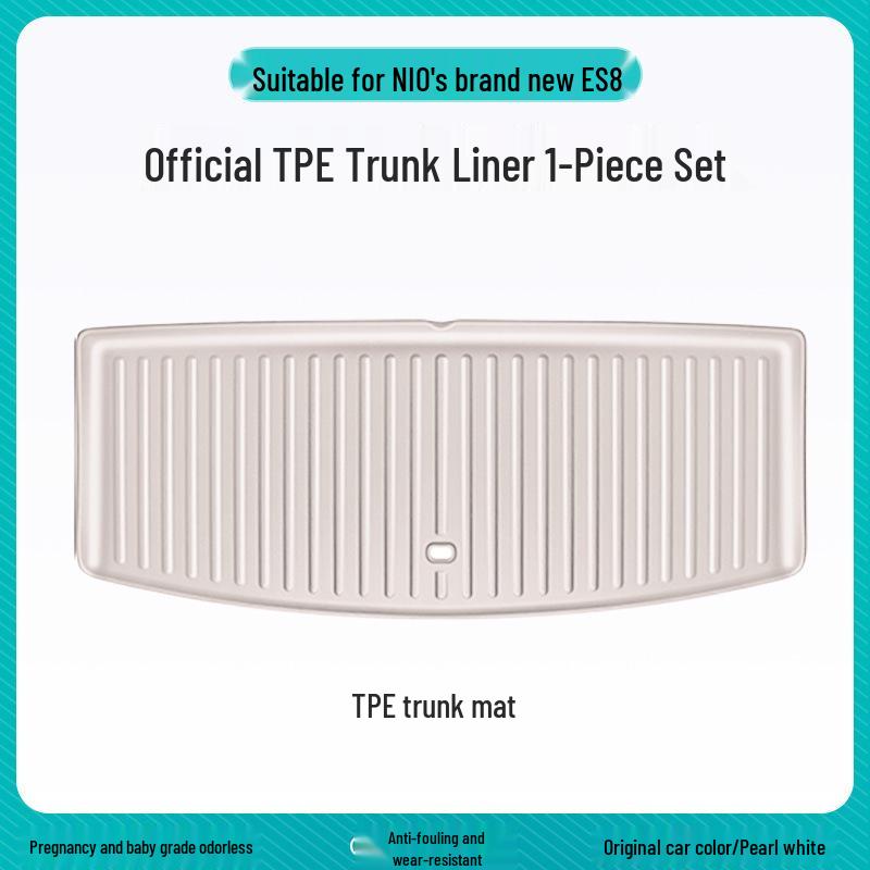 NIO ES8: TPE Trunk Mat - Waterproof, Dirt-Proof, Decorative Upgrade for 26 Models