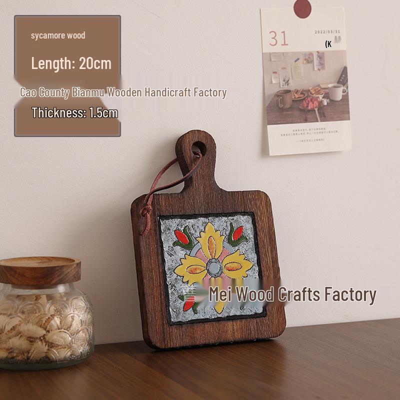 Massivholz Hitzebeständiger Esstischuntersetzer & Untersetzer