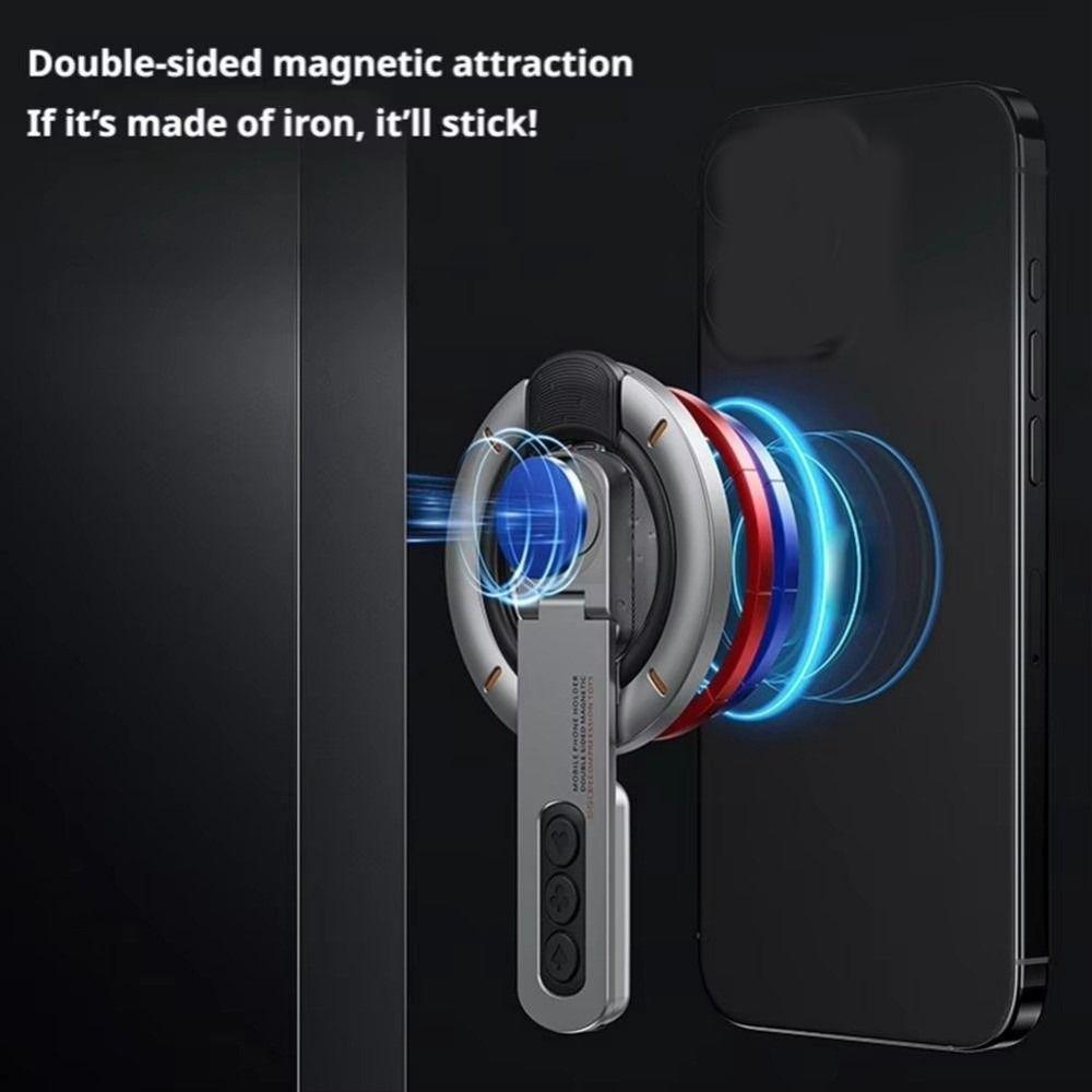 Dwustronny Magnetyczny Uchwyt na Telefon Bezdotykowy Stojak Wspierający Smartfony Montaż na Biurko