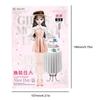 Pretend Play Magnetic Dress Up Dolls Magnet Clothes Girls Princess Stickers  Birthday Gift