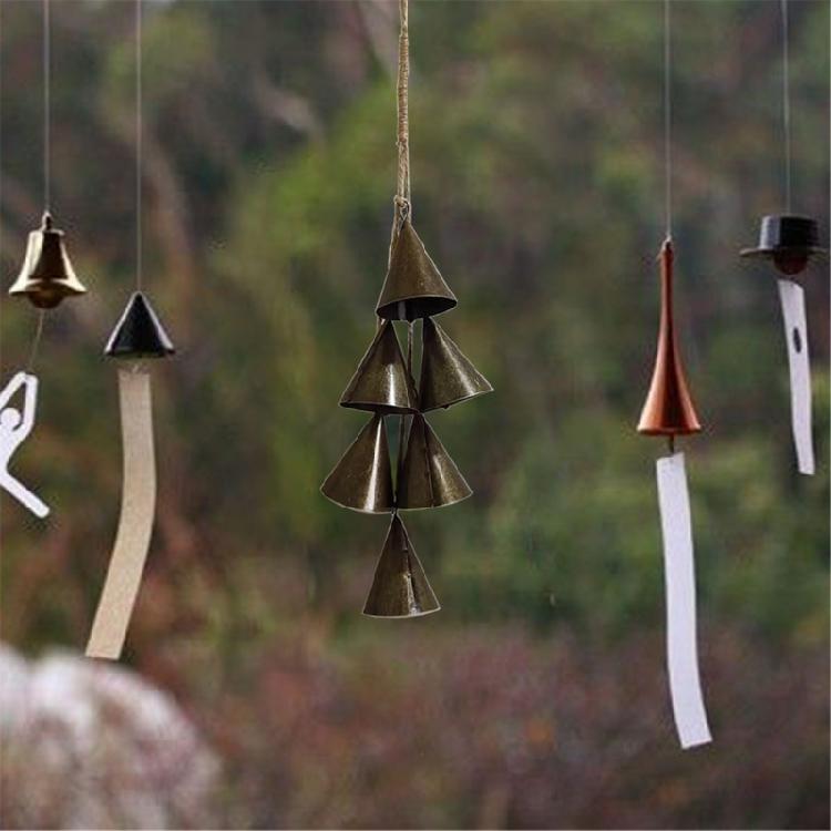 Hangings Bells Iron/Bronze with Bells Old Appearance Christmas Bells Metal Cowbell