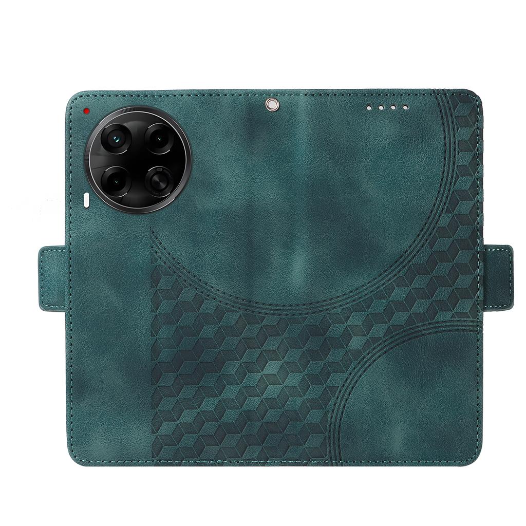 For TECNO Camon 30S Pro 4G/Camon 30S 4G Case PU Leather Phone Cover Rhombus Starry Imprinted