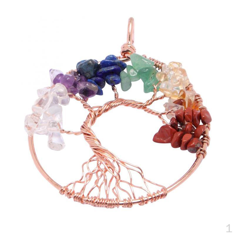 

Кристаллическая крошка Бусины Древо Жизни Кулон 50 мм Multicolor