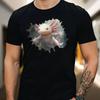 T-Shirt Herren Axolotl Motiv Baumwolle Größe S bis 5XL