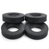 TRZX RC Rubber Tires Wheels Tires for 1/14 Tamiya Tractor Truck Trailer Upgrade Parts (4pcs 22mm)