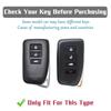 TPU Anti-scratch Car Key Case Cover for Lexus ES300h ES350 RX350 RX450h NX300 NX300h IS250 IS300h GX460 LX570 Shell Fob Holder